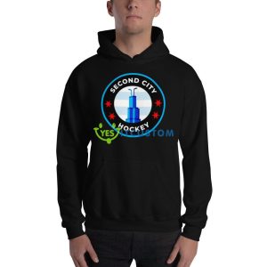 Second city hockey logo shirt - 18500 Unisex Heavy Blend Hooded Sweatshirt