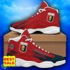 Serie A Genoa CFC Black White Logo Air Jordan 13 High Top Shoes - Serie A Genoa CFC Air Jordan 13_1