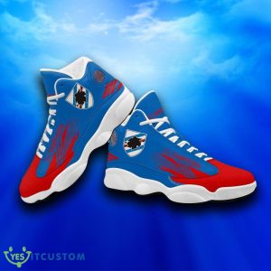Serie B UC Sampdoria Black White Logo Air Jordan 13 High Top Shoes 10 Serie B UC Sampdoria Black White Logo Air Jordan 13 High Top Shoes - Serie B UC Sampdoria Air Jordan 13_4