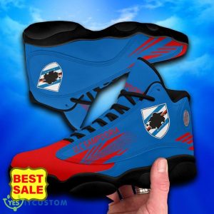 Serie B UC Sampdoria Black White Logo Air Jordan 13 High Top Shoes 13 Serie B UC Sampdoria Black White Logo Air Jordan 13 High Top Shoes - Serie B UC Sampdoria Air Jordan 13_7