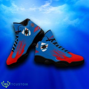 Serie B UC Sampdoria Black White Logo Air Jordan 13 High Top Shoes 14 Serie B UC Sampdoria Black White Logo Air Jordan 13 High Top Shoes - Serie B UC Sampdoria Air Jordan 13_8