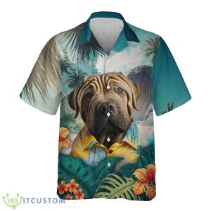 Shar Pei All Printed 3D Hawaiian Shirt For Dog Lover Product Photo 2