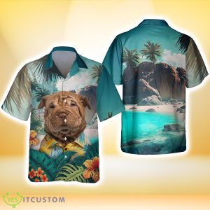 Shar Pei All Printed 3D Hawaiian Shirt For Men Women Product Photo 3
