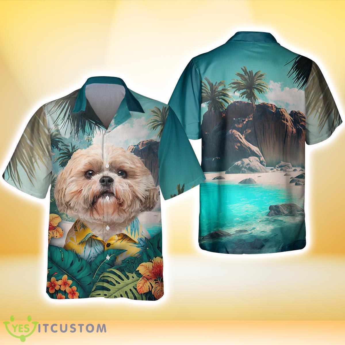Shih Tzu All Printed 3D Hawaiian Shirt For Dog Lover 3 Shih Tzu All Printed 3D Hawaiian Shirt For Dog Lover Product Photo 3