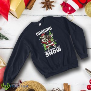 Shih Tzu Dabbing Through The Snow Christmas Sweatshirt For Men And Women - Shih Tzu Dabbing Through The Snow Christmas Sweatshirt_2