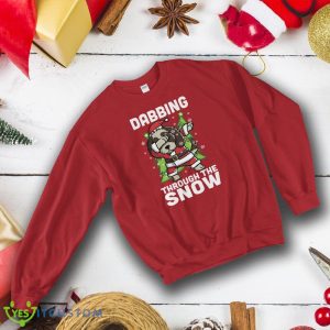 Shih Tzu Dabbing Through The Snow Christmas Sweatshirt For Men And Women - Shih Tzu Dabbing Through The Snow Christmas Sweatshirt_3