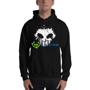 Shinigami Sign White Skull Bleach Anime shirt - 18500 Unisex Heavy Blend Hooded Sweatshirt