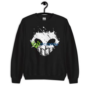 Shinigami Sign White Skull Bleach Anime shirt - 18000 Unisex Heavy Blend Crewneck Sweatshirt