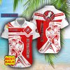 SHL Custom Name HC Vita Hästen Logo Combo Hawaiian Shirt And Short For Fans - HC Vita Hästen Hawaiian