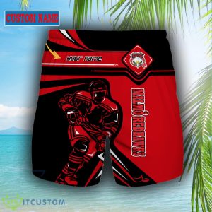 SHL Custom Name Malmo Redhawks Logo Combo Hawaiian Shirt And Short For Fans 3 SHL Custom Name Malmo Redhawks Logo Combo Hawaiian Shirt And Short For Fans - Malmo Redhawks Short