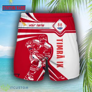 SHL Custom Name Timra IK Logo Combo Hawaiian Shirt And Short For Fans 3 SHL Custom Name Timra IK Logo Combo Hawaiian Shirt And Short For Fans - Timra IK Short