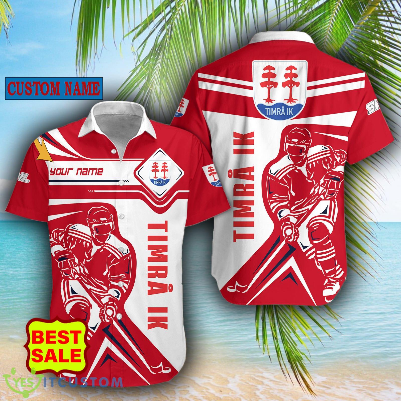 SHL Custom Name Timra IK Logo Combo Hawaiian Shirt And Short For Fans 4 SHL Custom Name Timra IK Logo Combo Hawaiian Shirt And Short For Fans - Timra IK Hawaiian