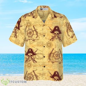 Skull Pirates Of The Ancient Sea Map Hawaiian Shirt Best Gift For Men And Women 5 Skull Pirates Of The Ancient Sea Map Hawaiian Shirt Best Gift For Men And Women Product Photo 3