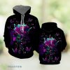 Skull Purple All Over Print 3D Hoodie Men And Women Gift Product Photo 1