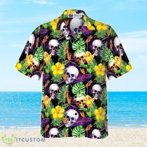 Skull Tropical Pattern Hawaiian Shirt Best Gift For Men And Women Product Photo 3
