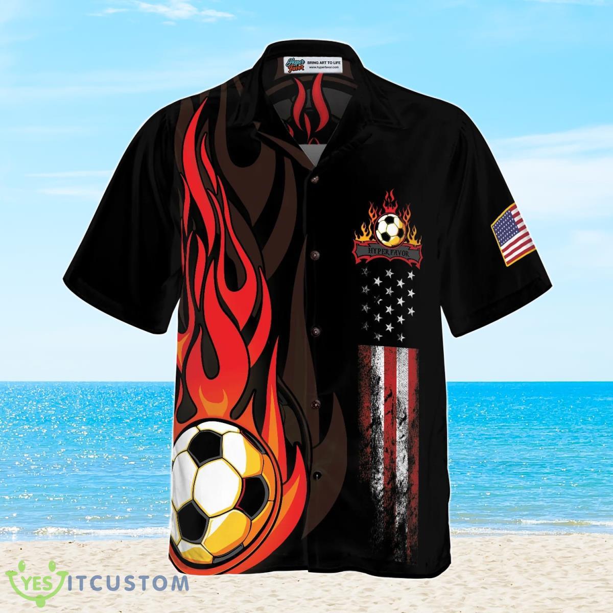 Soccer Flame Hawaiian Shirt Best Gift For Men And Women 3 Soccer Flame Hawaiian Shirt Best Gift For Men And Women Product Photo 3
