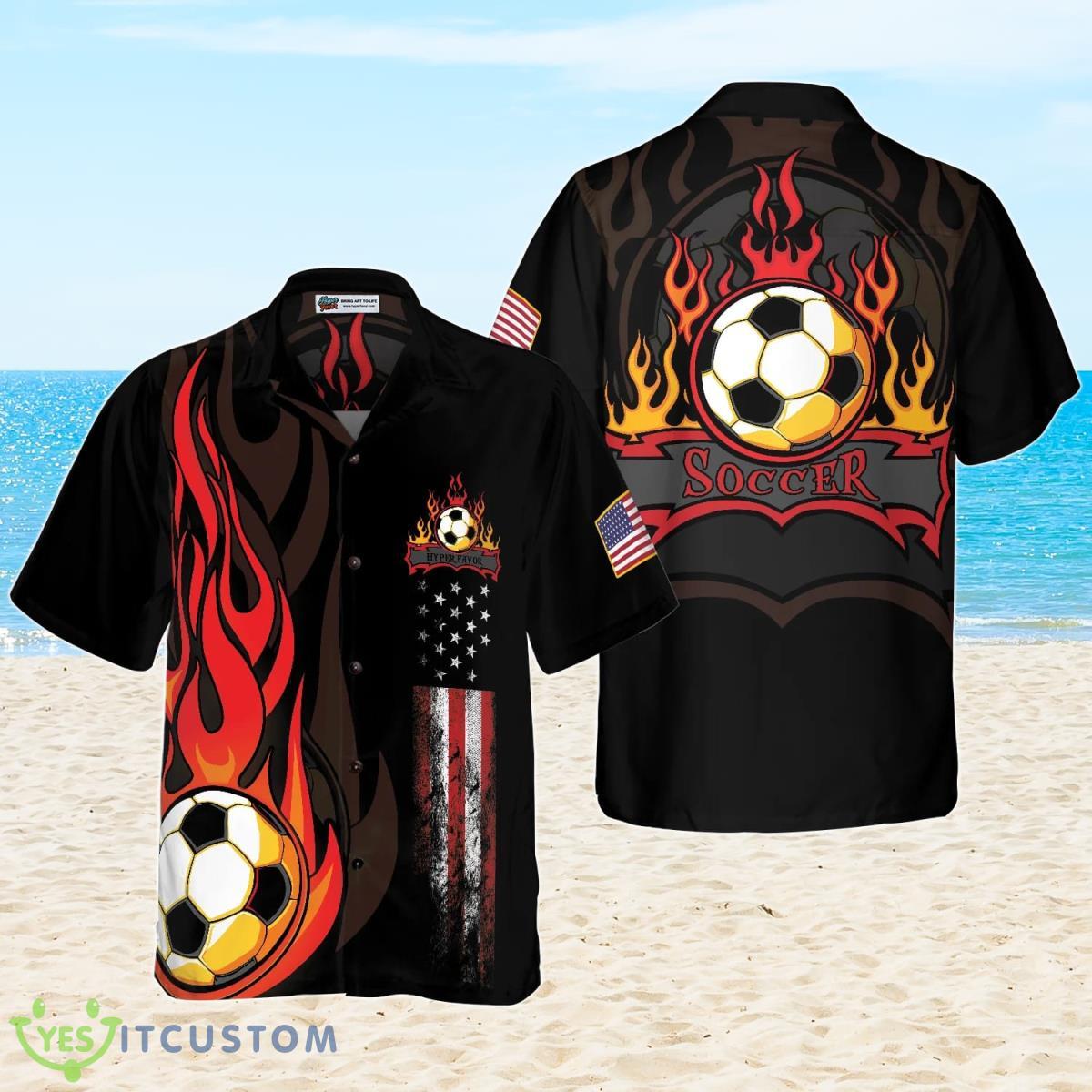 Soccer Flame Hawaiian Shirt Best Gift For Men And Women 6 Soccer Flame Hawaiian Shirt Best Gift For Men And Women Product Photo 1