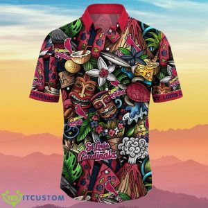 St. Louis Cardinals MLB Flower Hawaiian Best Gift Idea For Fans Product Photo 2