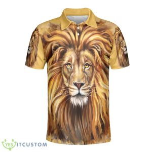 Stand Firm In Faith Christian Jesus Lion 3D Polo Shirt Gift For Men And Women - Stand Firm In Faith Polo Shirt, Christian Polo Shirt, Jesus Lion Polo Shirt, Polo shirts for men, Religious Shirt, Gift For Christian_5