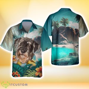 Standard Schnauzer All Printed 3D Hawaiian Shirt For Dog Lover Product Photo 2
