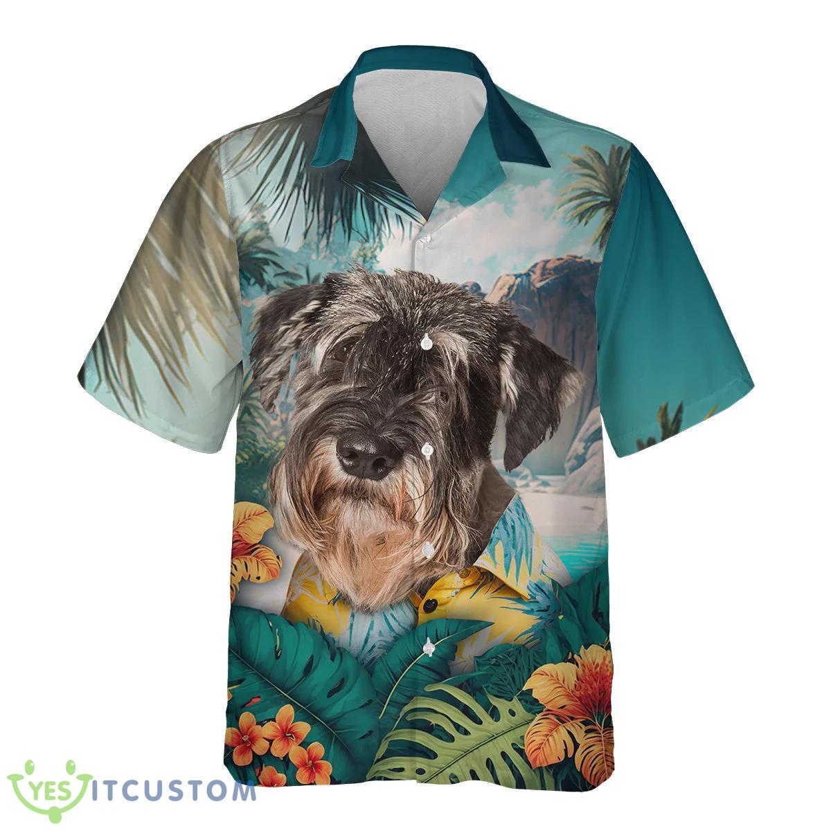Standard Schnauzer All Printed 3D Hawaiian Shirt For Dog Lover 3 Standard Schnauzer All Printed 3D Hawaiian Shirt For Dog Lover Product Photo 3