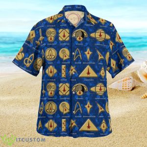 Star Trek Blue Hawaiian Shirt Summer Aloha Shirt For Men Women Product Photo 2