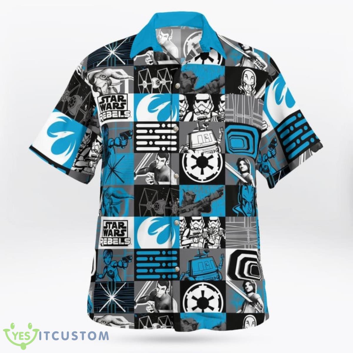 Star Trekar War Rebels Blue Hawaiian Shirt And Short For Fans 11 Star Trekar War Rebels Blue Hawaiian Shirt And Short For Fans Product Photo 2
