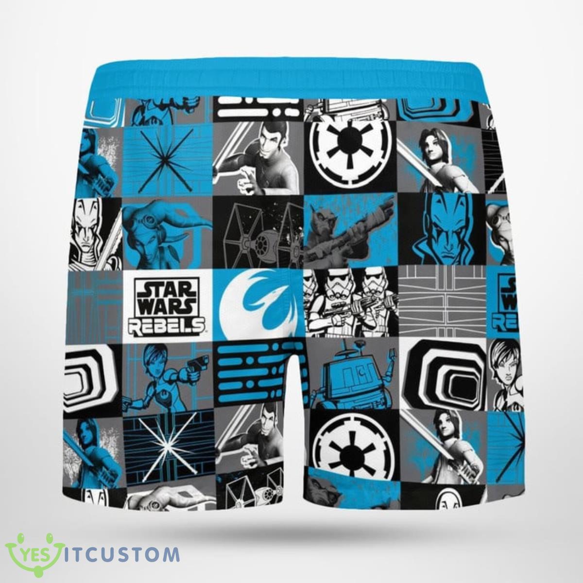 Star Trekar War Rebels Blue Hawaiian Shirt And Short For Fans 4 Star Trekar War Rebels Blue Hawaiian Shirt And Short For Fans Product Photo 4