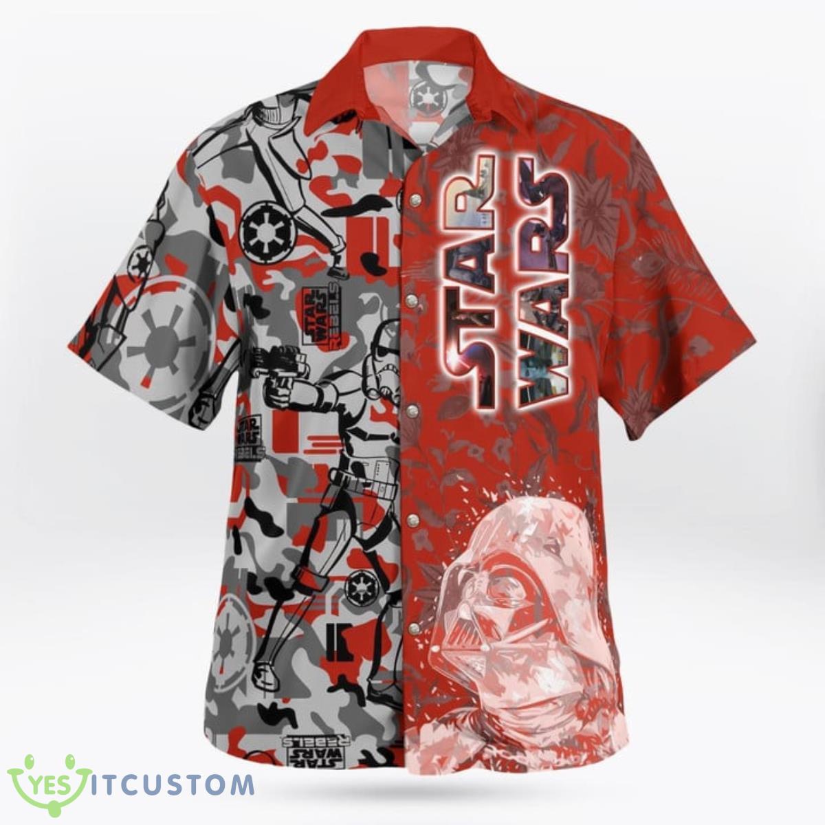 Star Trekar War Rebels Red Hawaiian Shirt And Short For Fans 2 Star Trekar War Rebels Red Hawaiian Shirt And Short For Fans Product Photo 2