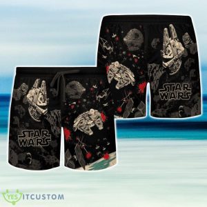 Star Trekar War Ship Hawaiian Shirt And Short For Fans Product Photo 3