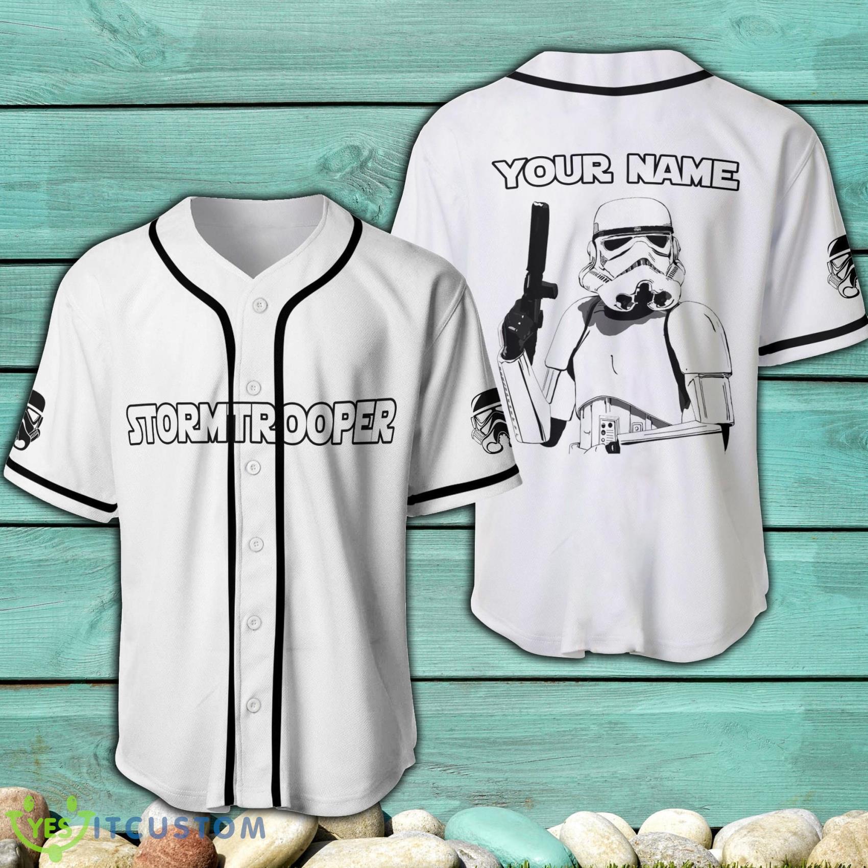 Star Wars Stormtrooper Custom Baseball Jersey Full Print Shirt For Men Women Custom Name Shirt 3 Star Wars Stormtrooper Custom Baseball Jersey Full Print Shirt For Men Women Custom Name Shirt Product Photo 1