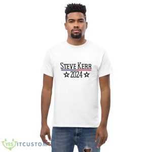 Steve Kerr for President Funny White T Shirt - Men’s Classic Tee Gildan 5000