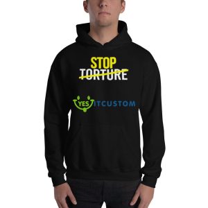 Stop Torture shirt 6 Stop Torture shirt - 18500 Unisex Heavy Blend Hooded Sweatshirt