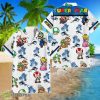 Super Mario Palm Tree Hawaiian Shirt And Shorts For Men Women Product Photo 1