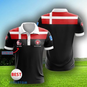 Superliga FC Midtjylland Team Logo Golf Polo Shirt For Fans Custom Name - Superliga FC Midtjylland Polo Shirt_2