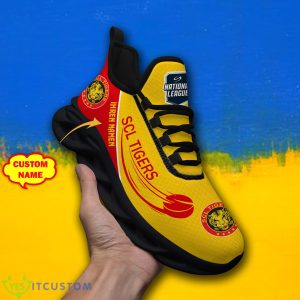 Swiss League SCL Tigers Team Ice Hockey Logo Custom Name Max Soul Shoes For Fans - SCL Tigers Max Soul Shoes_1