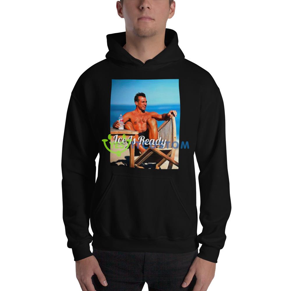 Tan Man ice is ready shirt 2 Tan Man ice is ready shirt - 18500 Unisex Heavy Blend Hooded Sweatshirt