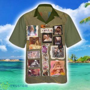 Taylor Swift Old Film Frame Style Vintage Newspaper Collage Swiftie Merch Hawaiian Shirt 5 Taylor Swift Old Film Frame Style Vintage Newspaper Collage Swiftie Merch Hawaiian Shirt Product Photo 3
