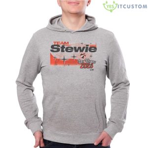 Team Stewie Las Vegas 2023 Shirt - Grey Unisex Hoodie