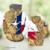 Texas Flag And Map All Over Print 3D Hoodie Men And Women Gift Product Photo 1