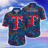 Texas Rangers MLB Flower Hawaiian Shirt Special Gift For Fans Product Photo 1