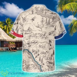 Texas State Map Hawaiian Shirt Idea Summer Gift For Men And Women - Texas State Map Hawaiian Shirt, Unique Texas Shirt For Texas Lovers_2