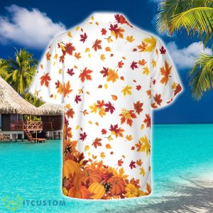 Thanksgiving Pumpkins And Autumn Leaves Hawaiian Shirt Idea Summer Gift For Men And Women - Thanksgiving Pumpkins And Autumn Leaves Hawaiian Shirt_2