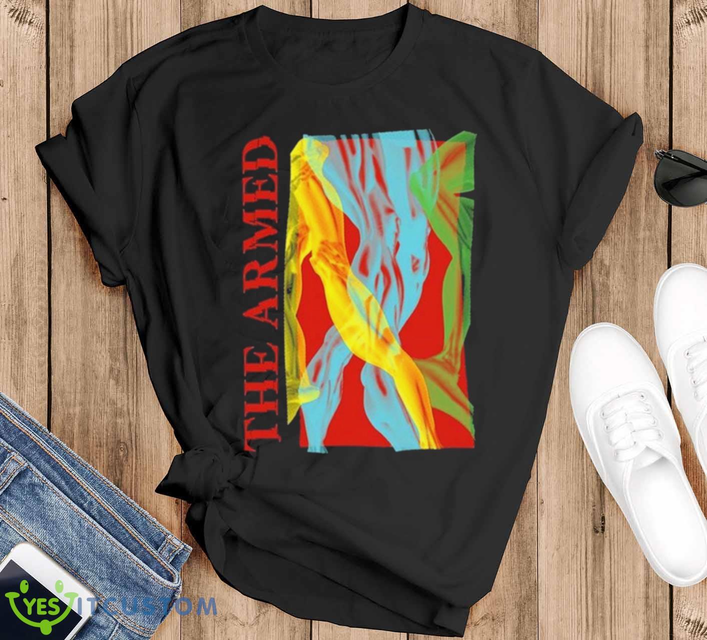 The Armed Legs Collage Shirt 12 The Armed Legs Collage Shirt - Black T-Shirt