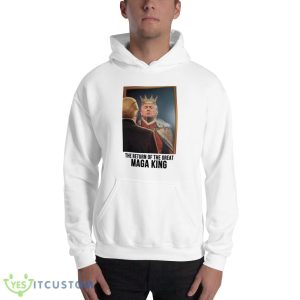 The great maga king Ultra Maga Classic Funny White T Shirt - 18500 Unisex Heavy Blend Hooded Sweatshirt