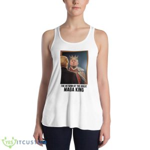 The great maga king Ultra Maga Classic Funny White T Shirt - 8800 Women's Flowy Racerback Tank