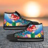 The Little Mermaid High Top Canvas Shoes Gift For Men And Women Product Photo 1
