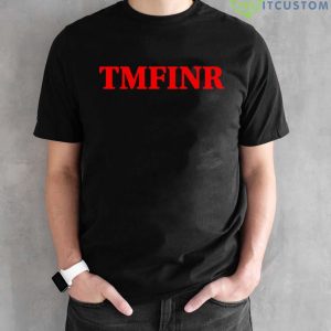 Tmfinr That Motherfucker Is Not Real Shirt - Black Unisex T-Shirt