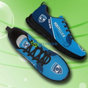 Top 14 Logo Sneakers Custom Name Montpellier Herault Rugby Fans Sprot Shoes For Men And Women - Montpellier Herault Rugby Sneakers_2