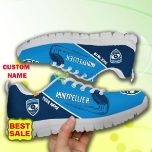 Top 14 Logo Sneakers Custom Name Montpellier Herault Rugby Fans Sprot Shoes For Men And Women - Montpellier Herault Rugby Sneakers_8